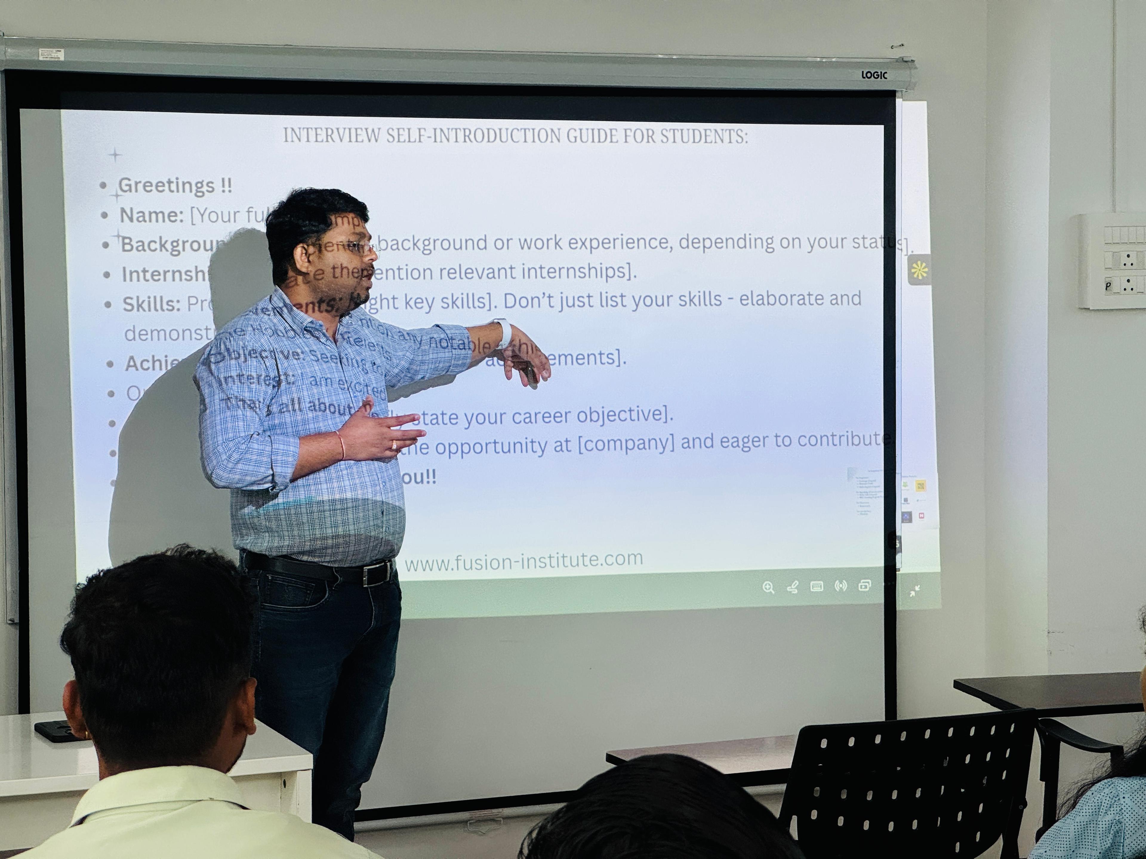 Fusion institute classroom and campus